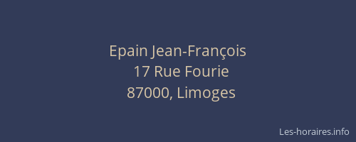 Epain Jean-François