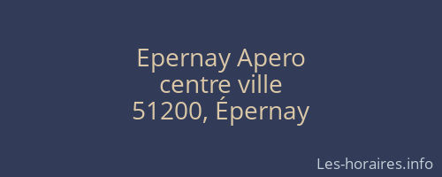 Epernay Apero
