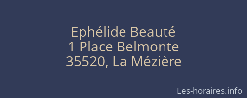Ephélide Beauté
