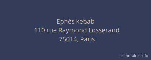 Ephès kebab