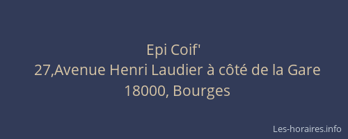 Epi Coif'