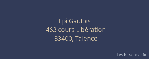 Epi Gaulois