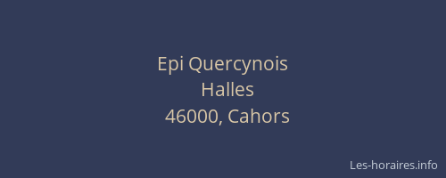 Epi Quercynois