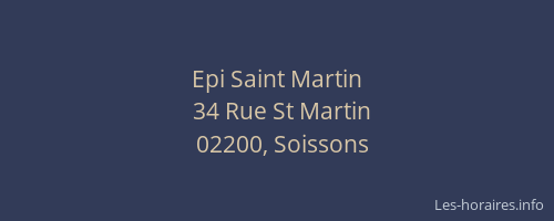 Epi Saint Martin