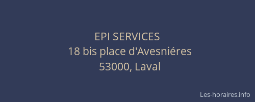 EPI SERVICES
