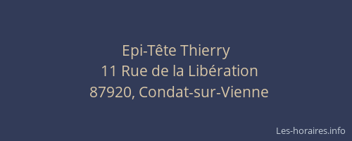 Epi-Tête Thierry