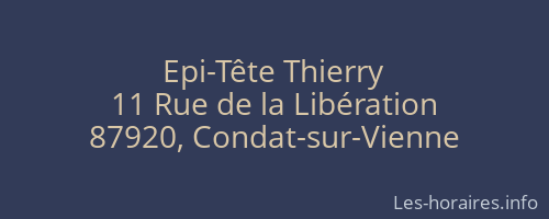 Epi-Tête Thierry