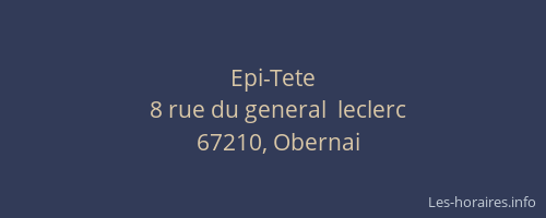 Epi-Tete