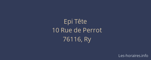 Epi Tête