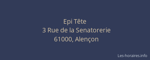 Epi Tête