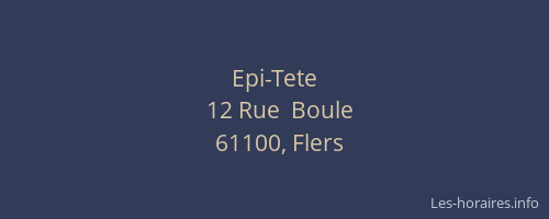 Epi-Tete