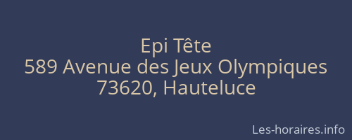 Epi Tête