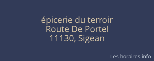 épicerie du terroir