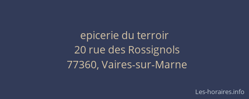 epicerie du terroir