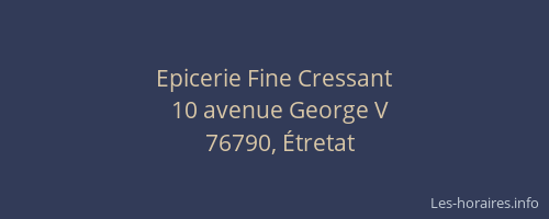Epicerie Fine Cressant