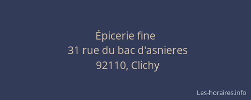 Épicerie fine