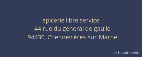 epicerie libre service
