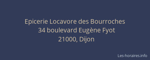 Epicerie Locavore des Bourroches
