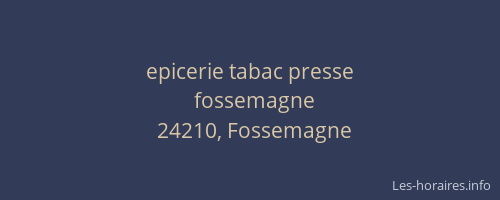 epicerie tabac presse