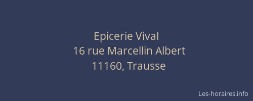 Epicerie Vival