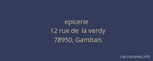 epicerie