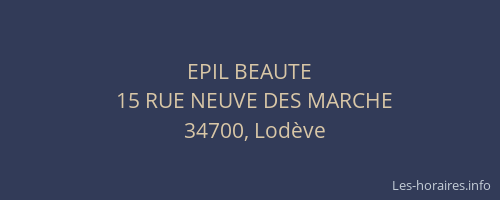 EPIL BEAUTE