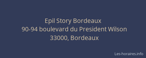 Epil Story Bordeaux
