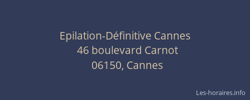 Epilation-Définitive Cannes