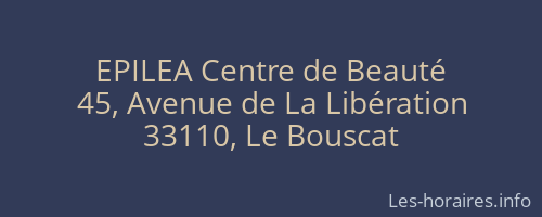 EPILEA Centre de Beauté