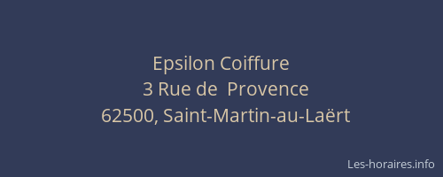 Epsilon Coiffure