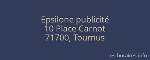 Epsilone publicité