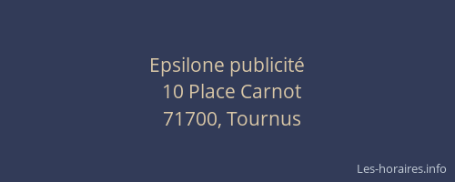 Epsilone publicit&eacute;