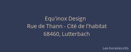 Equ'inox Design
