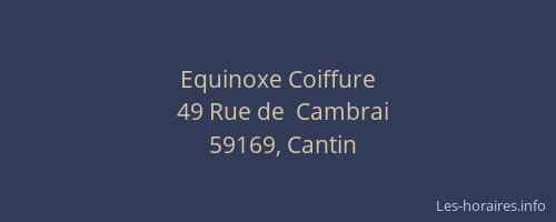 Equinoxe Coiffure