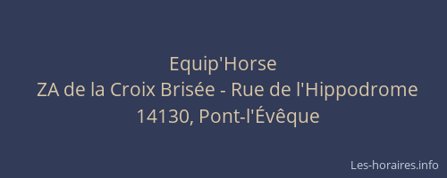 Equip'Horse