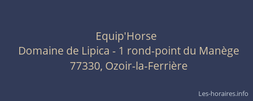 Equip'Horse