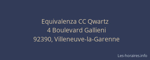 Equivalenza CC Qwartz