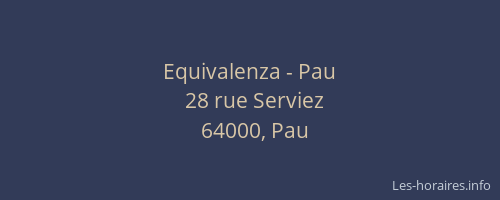 Equivalenza - Pau