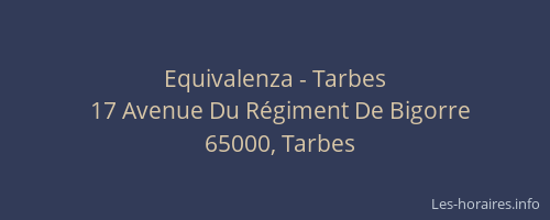 Equivalenza - Tarbes