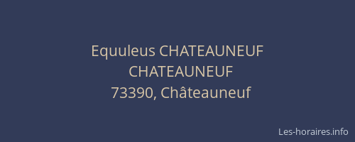 Equuleus CHATEAUNEUF