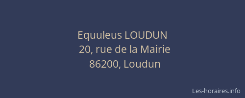 Equuleus LOUDUN