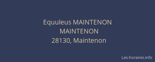 Equuleus MAINTENON