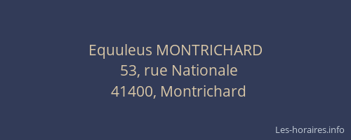 Equuleus MONTRICHARD