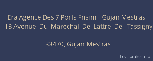 Era Agence Des 7 Ports Fnaim - Gujan Mestras