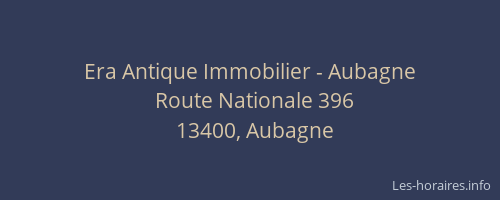 Era Antique Immobilier - Aubagne