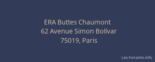 ERA Buttes Chaumont