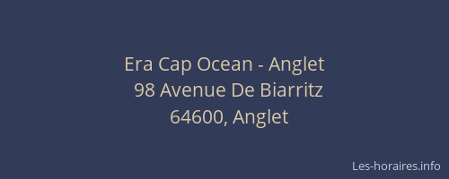 Era Cap Ocean - Anglet