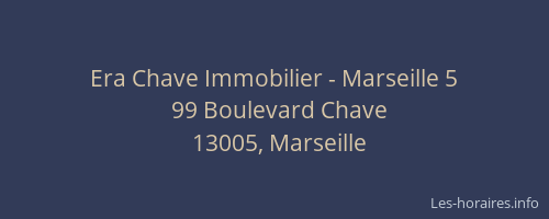 Era Chave Immobilier - Marseille 5