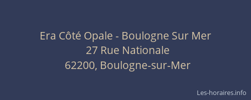 Era Côté Opale - Boulogne Sur Mer