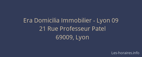 Era Domicilia Immobilier - Lyon 09